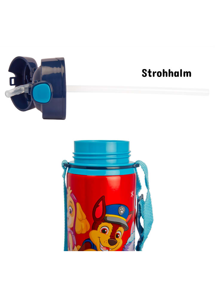 miniHeld Kinder Trinkflasche 600ml Paw Patrol Tragegurt Aluminium Hunde Welpen 3 Jahre günstig kaufen onesize
