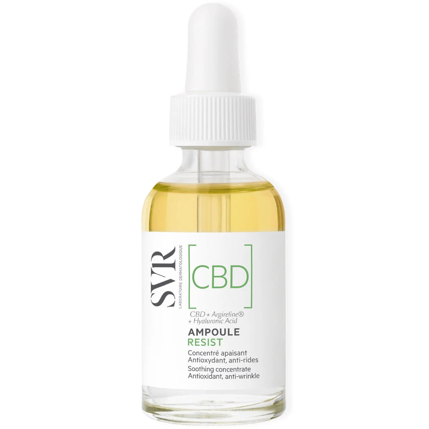 SVR Ampoule Resist [CBD] Le bi-sérum apaisant, antioxydant et anti-rides