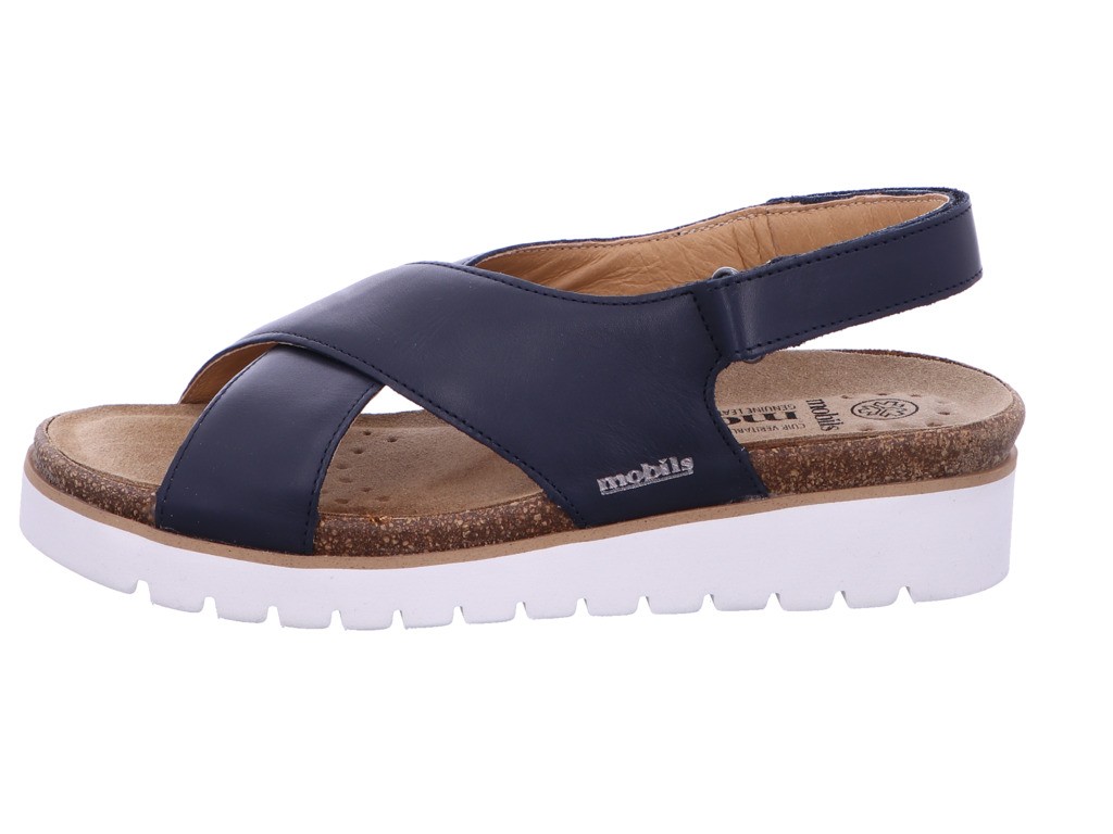 MEPHISTO Plateau Sandalen blau