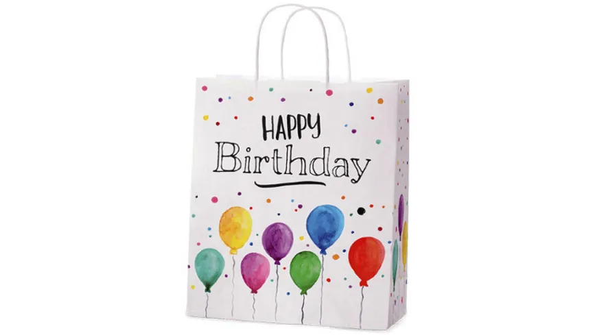 Geschenk für Dich Geschenktüte Happy Birthday 18x8 cm