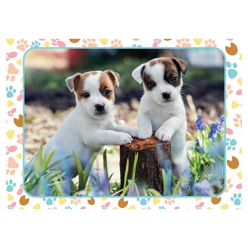 Puzzle les petits jack russell 100 pièces