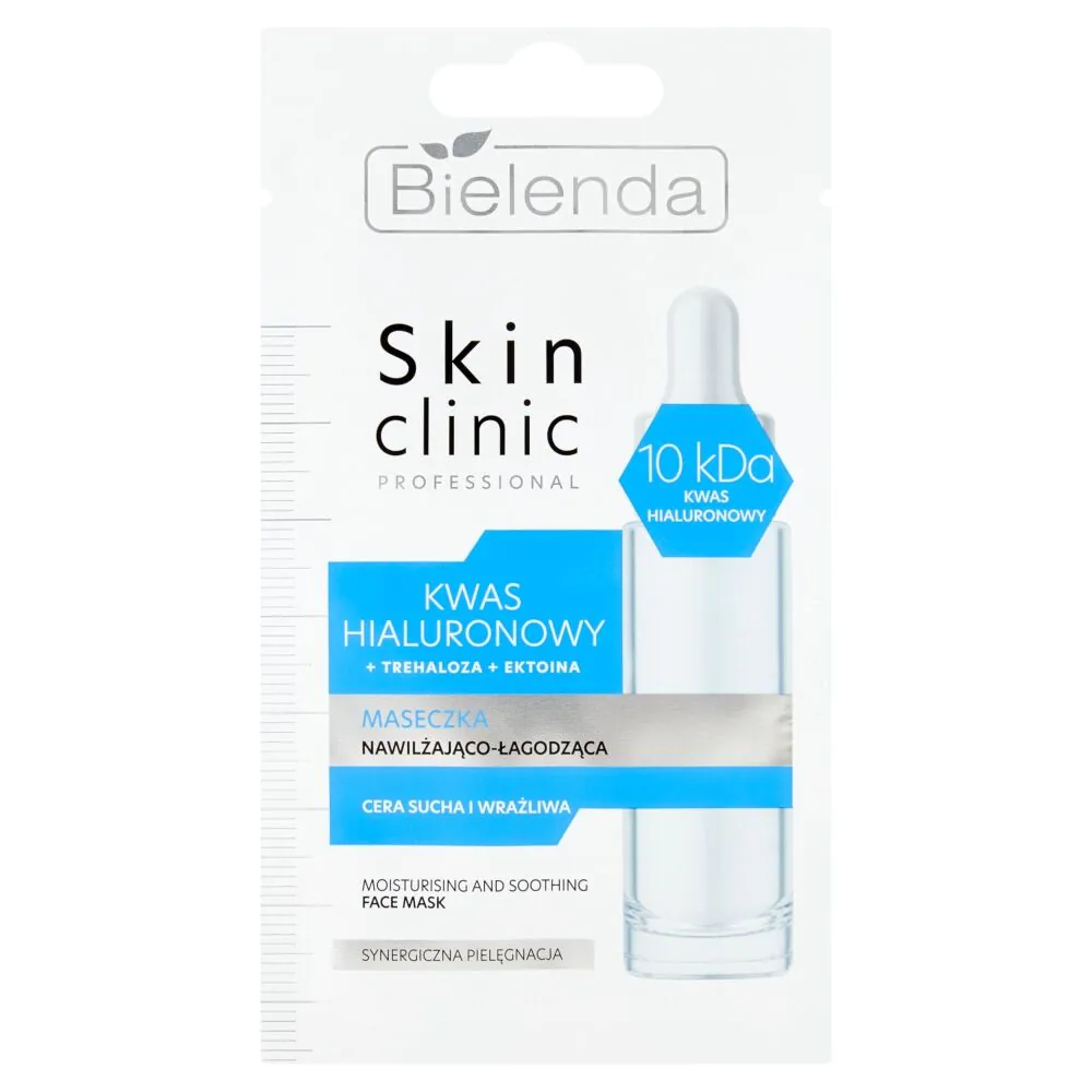 Bielenda Skin Clinic Professionel fugtighedsgivende og beroligende maske med hyaluronsyre