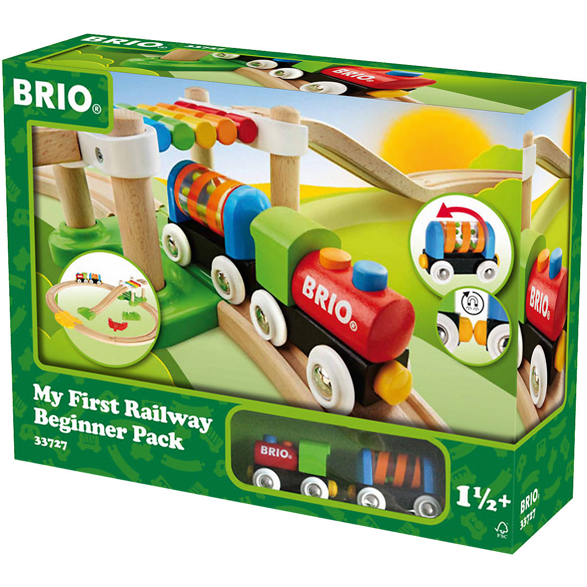 Mein erstes BRIO Bahn Spiel Set, 18-tlg.