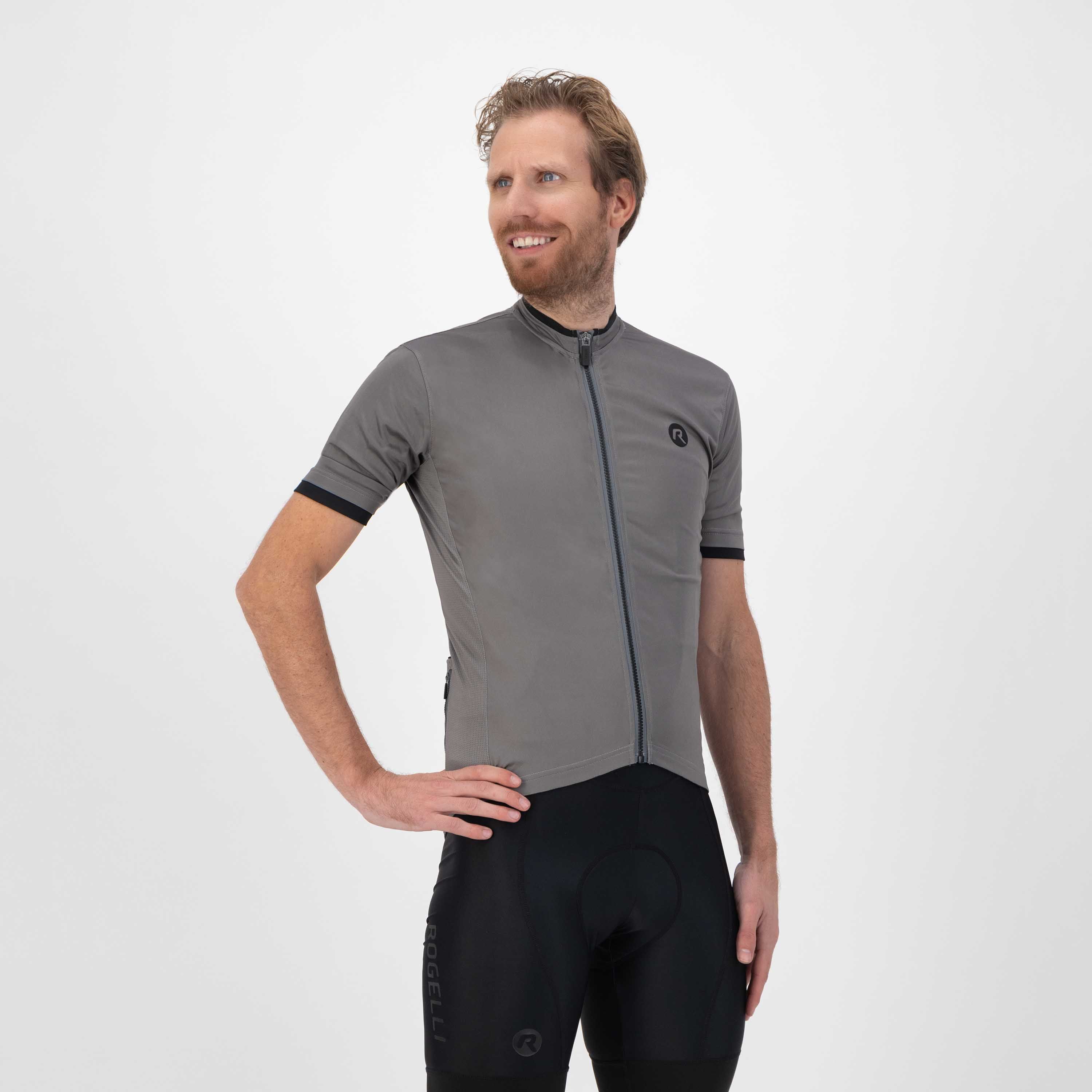 Rogelli Essential Grey Herren Radtrikot