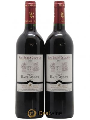Saint-Émilion Grand Cru Haut Gravet 2003 - Lot de 2 Bouteilles