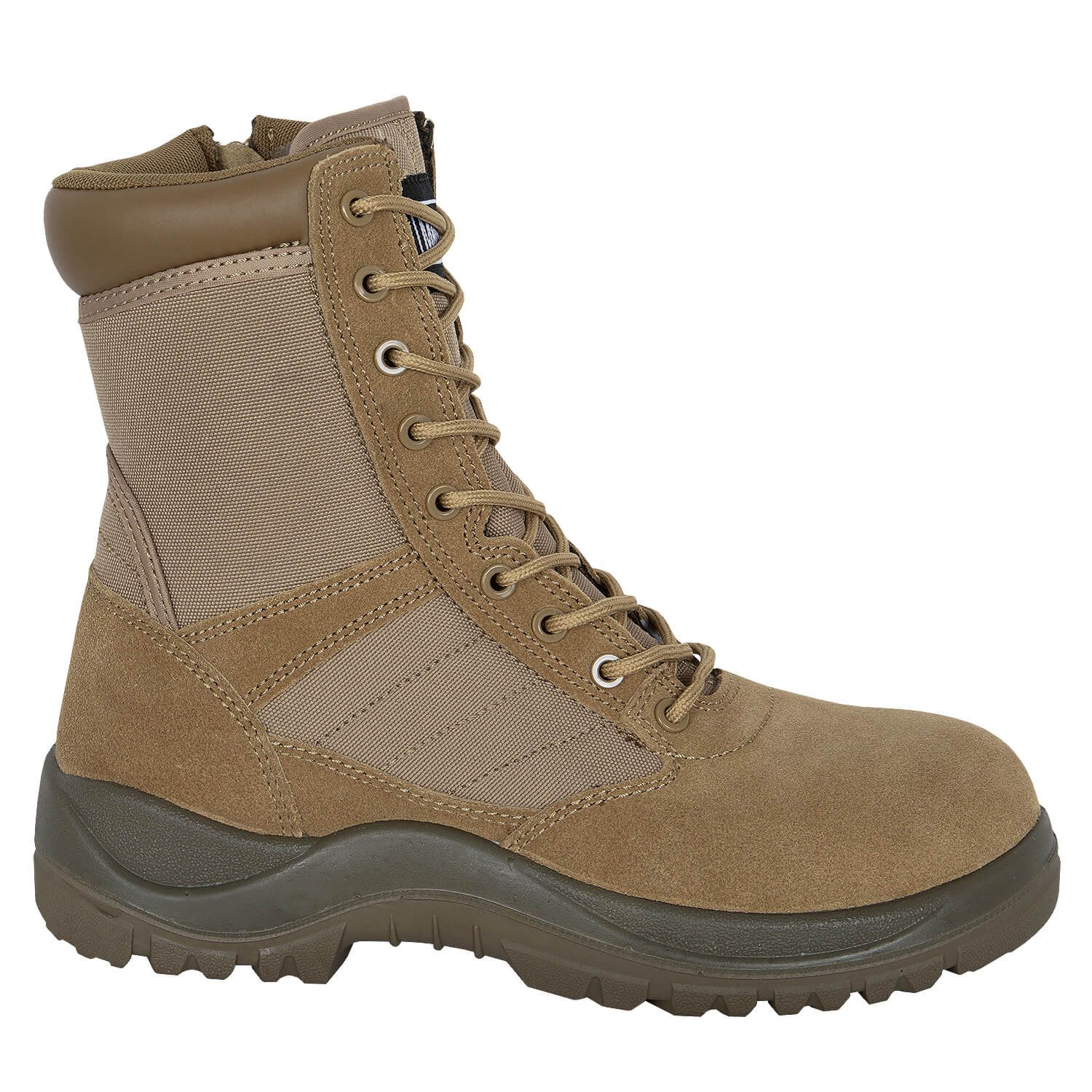 Einsatz Lederstiefel Centurion 8.0 Sidezipper