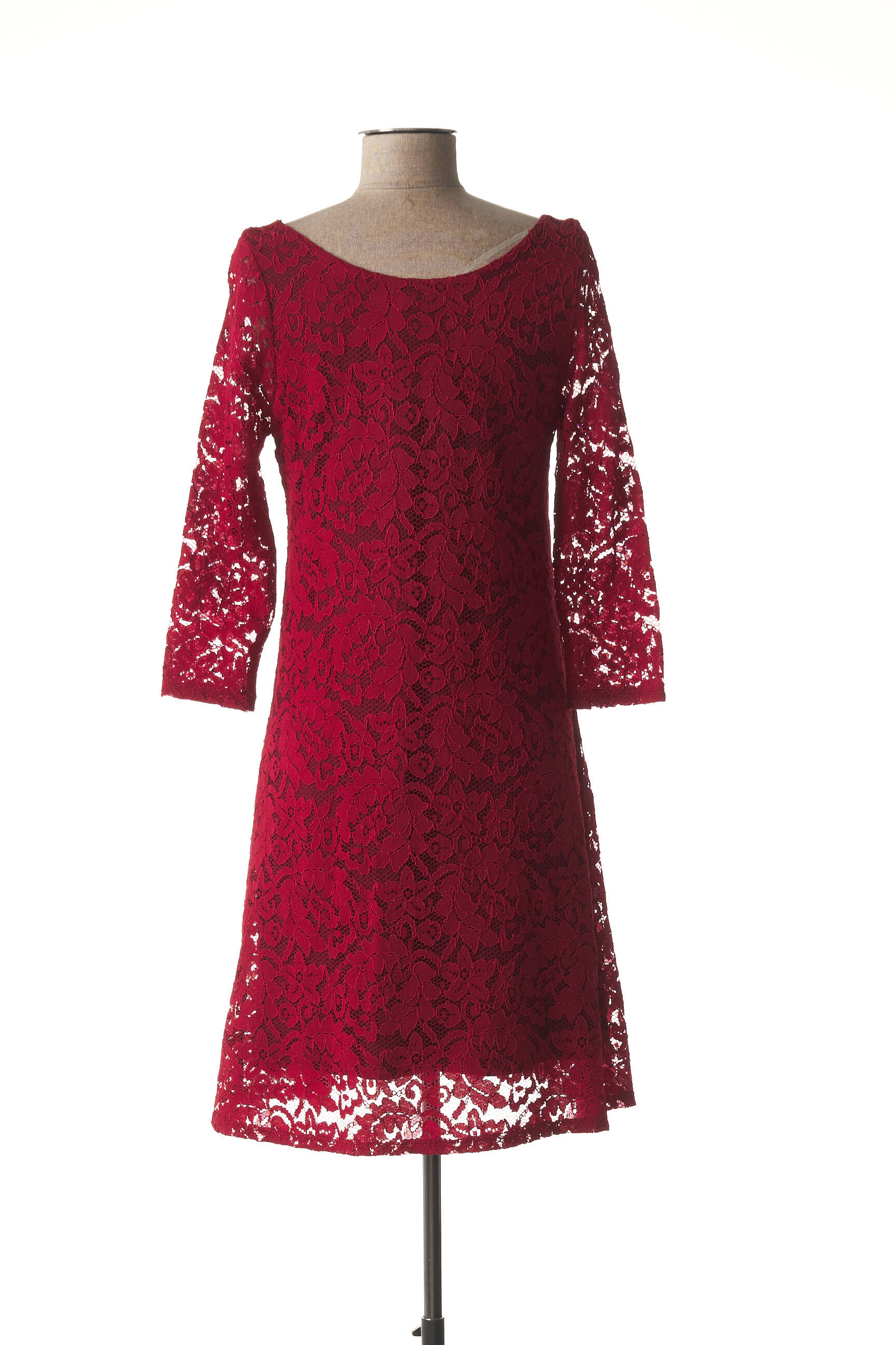 Nina Belly Robes Maternite Femme couleur rouge
