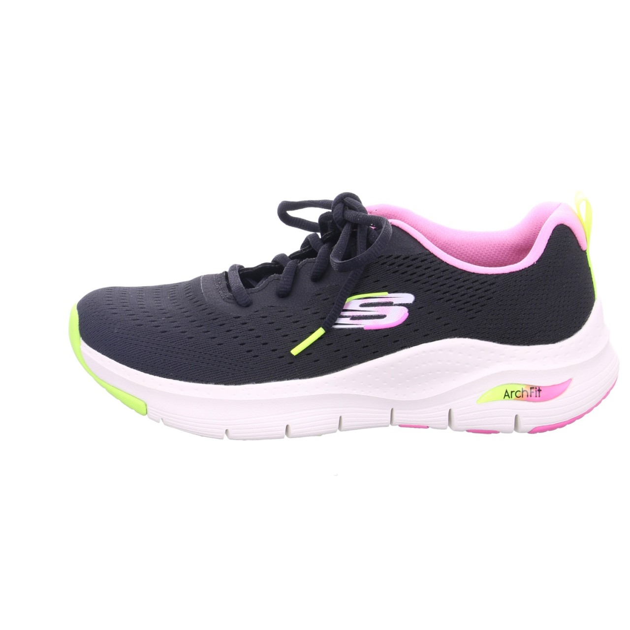 SKECHERS Freizeit Schnürer schwarz