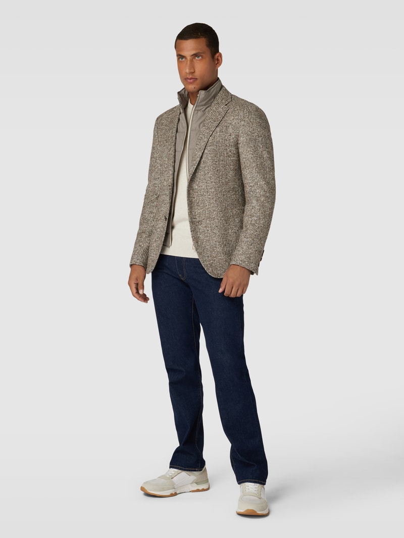 Sakko mit Knopfleiste Modell 'Hecton' in beige