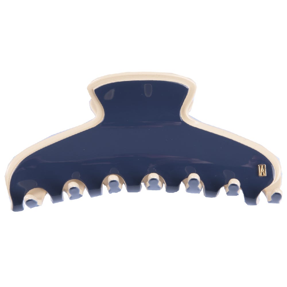 Alexandre de Paris Pince Large Liserai marine