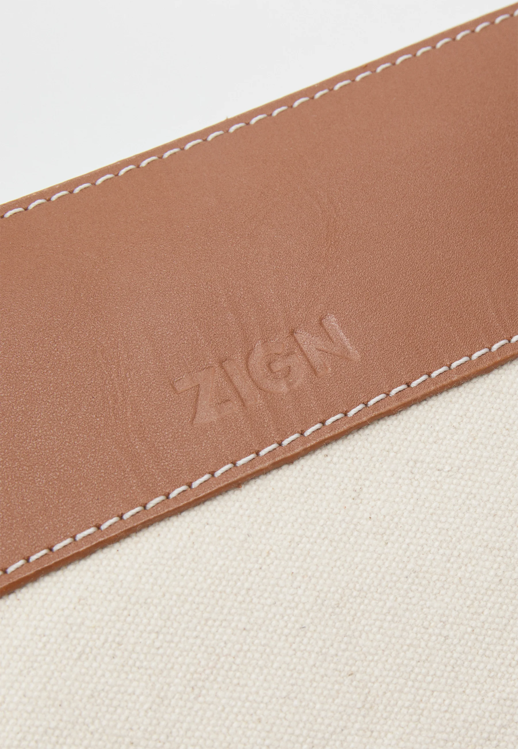 Zign LEATHER MIX SET DE NECESER - Neceser