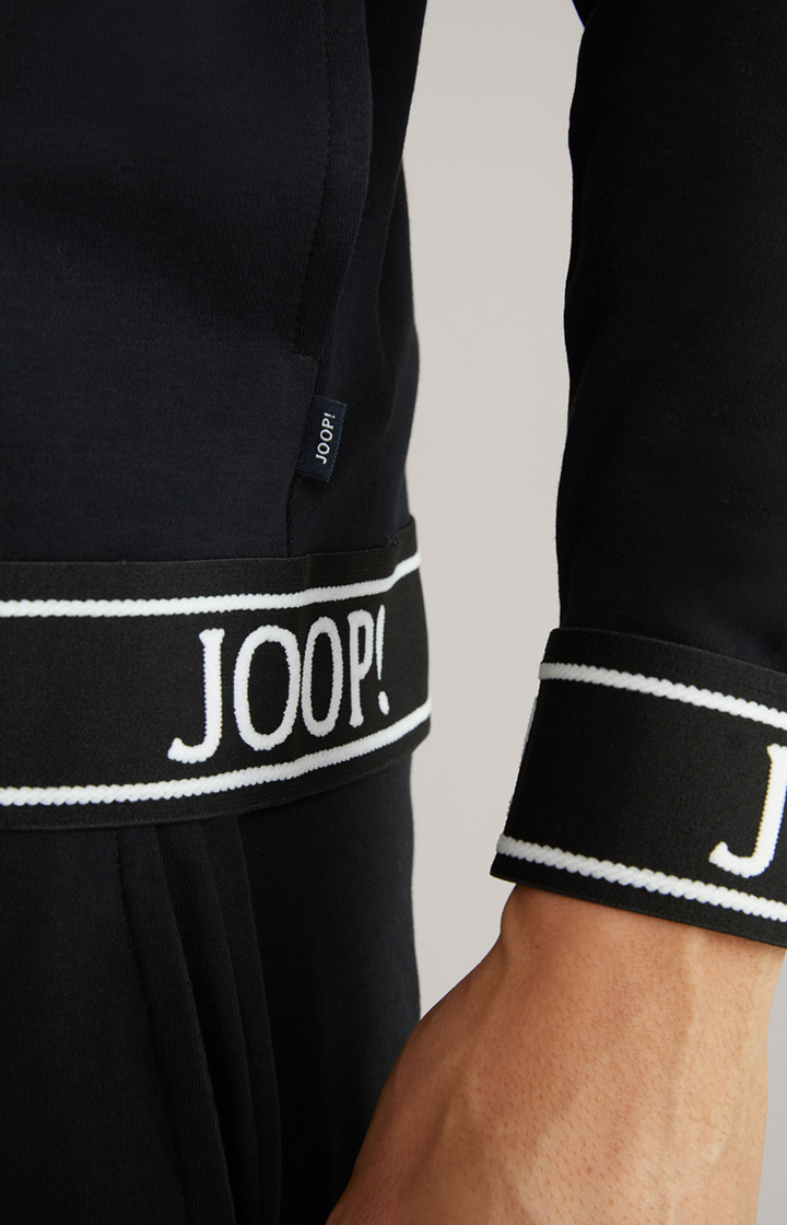 Sweatjacke in Schwarz