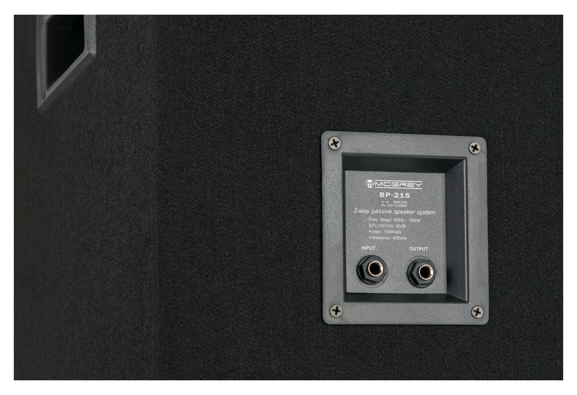 McGrey BP-215 Bandpack PA-Anlage Lautsprechersystem (Bluetooth, 150 W, inkl. 4-Kanal Powermixer - USB/SD-Slot - Mikrofon, Kabel & Stative)