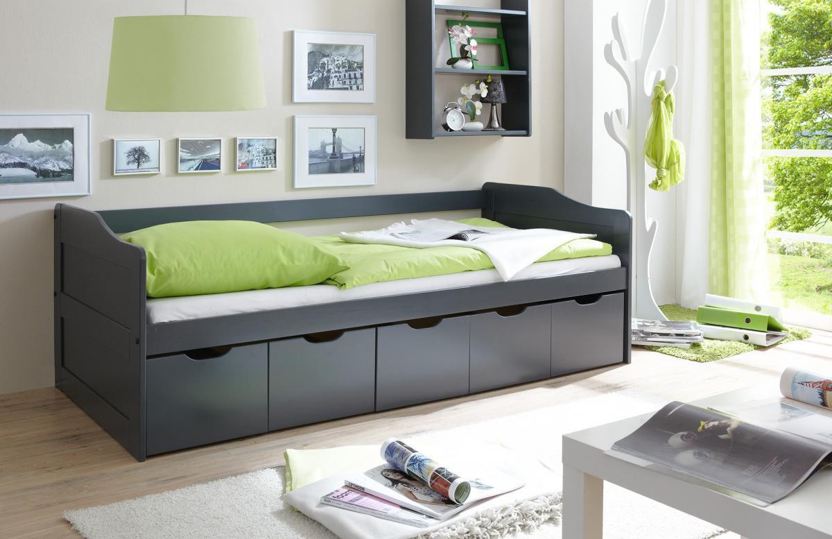 Ticaa Sofabett mit Schubkästen 