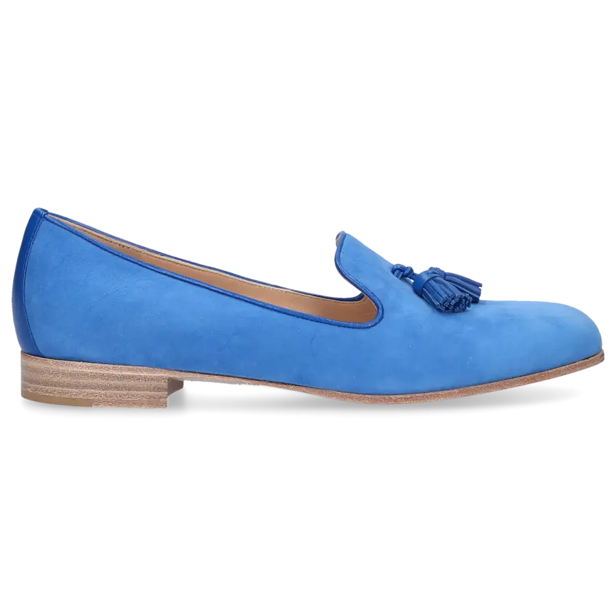 Gianvito Rossi - Slipper G20958 Veloursleder - blau