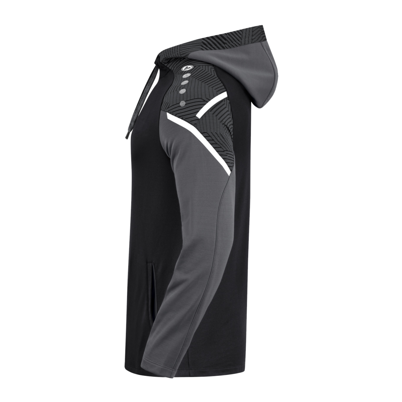 JAKO Performance Hoody Schwarz Grau F804