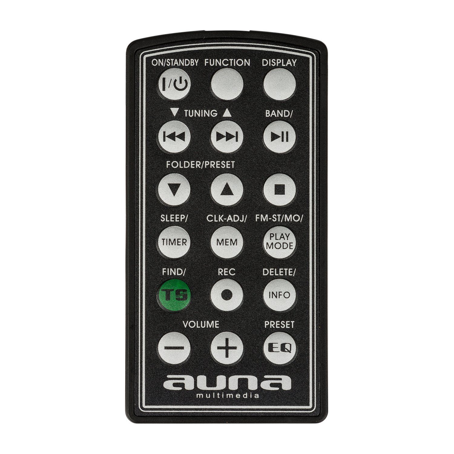 Auna DS-2 Stereoanlage (2 W, USB- und SD-Eingänge zum direkten Abspielen von MP3-Songs)