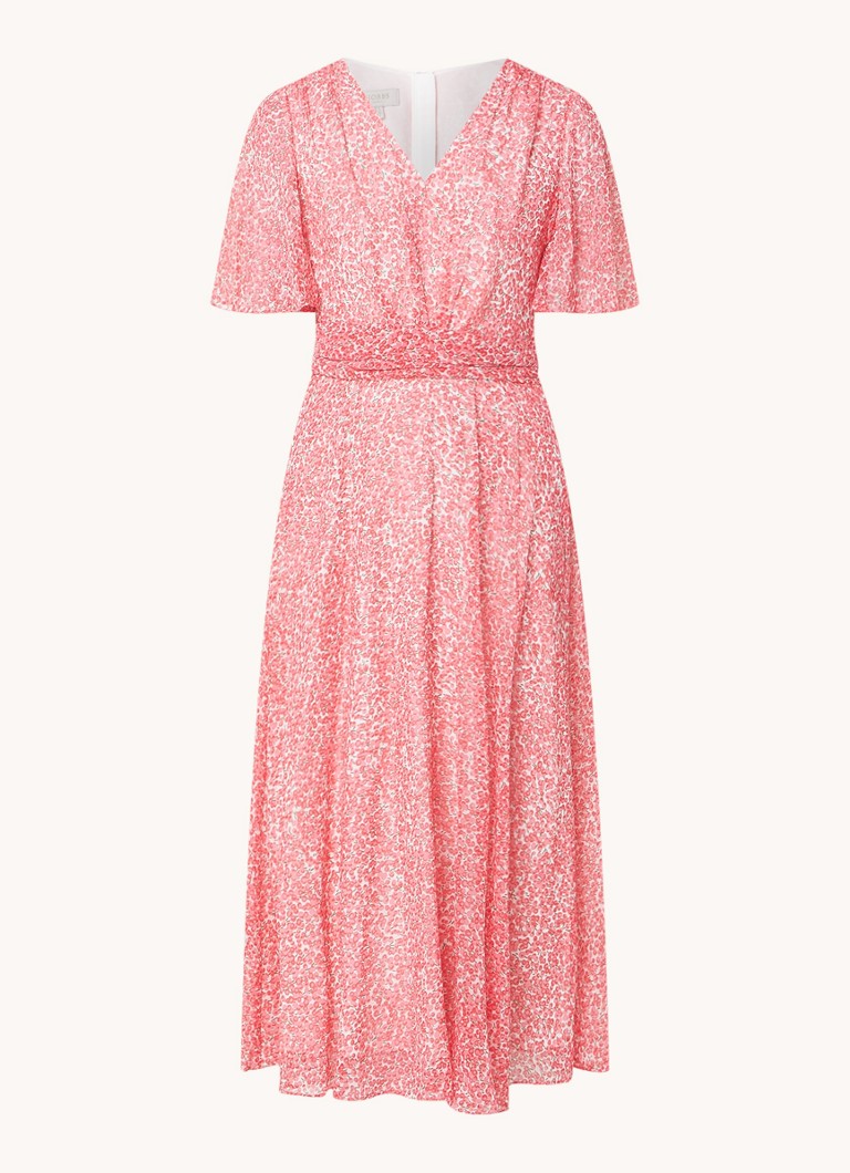 Abito midi con stampa floreale di Marie de Hobbs