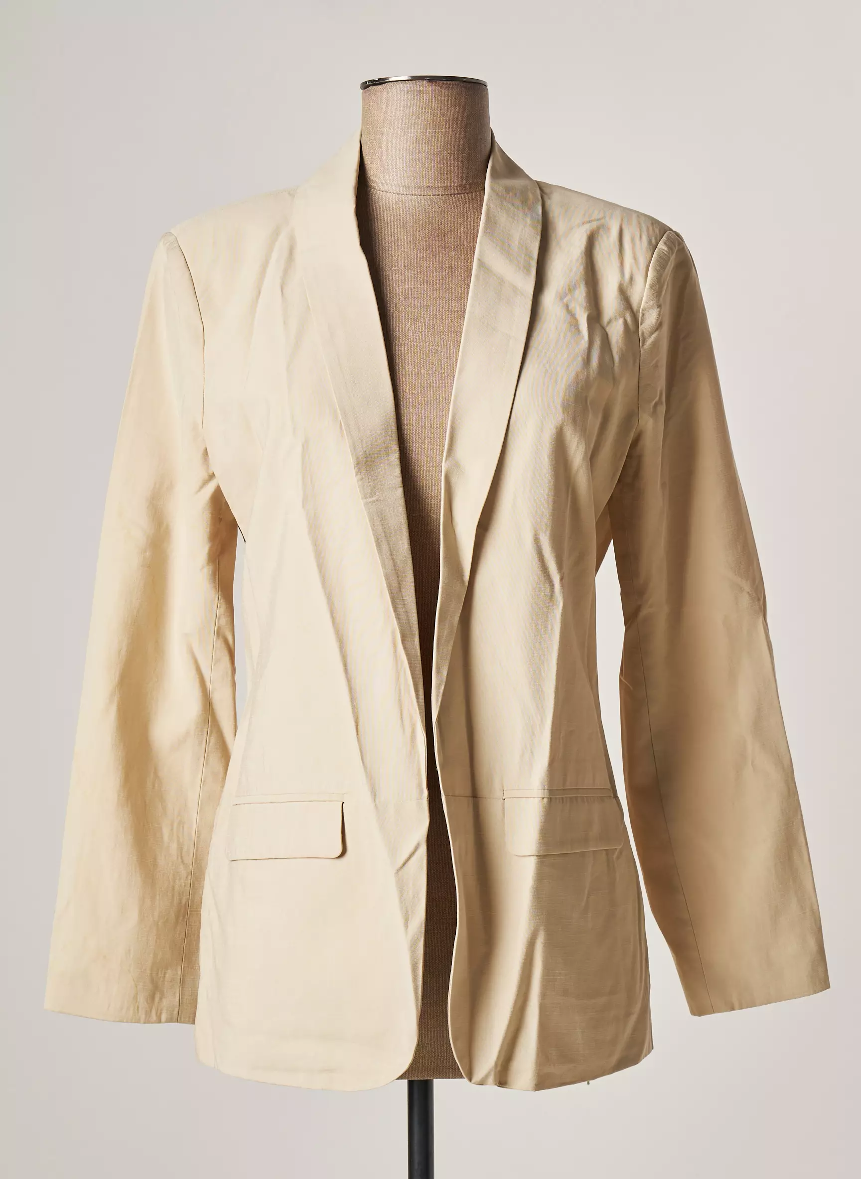 Yaya Vestecasual Femme couleur beige