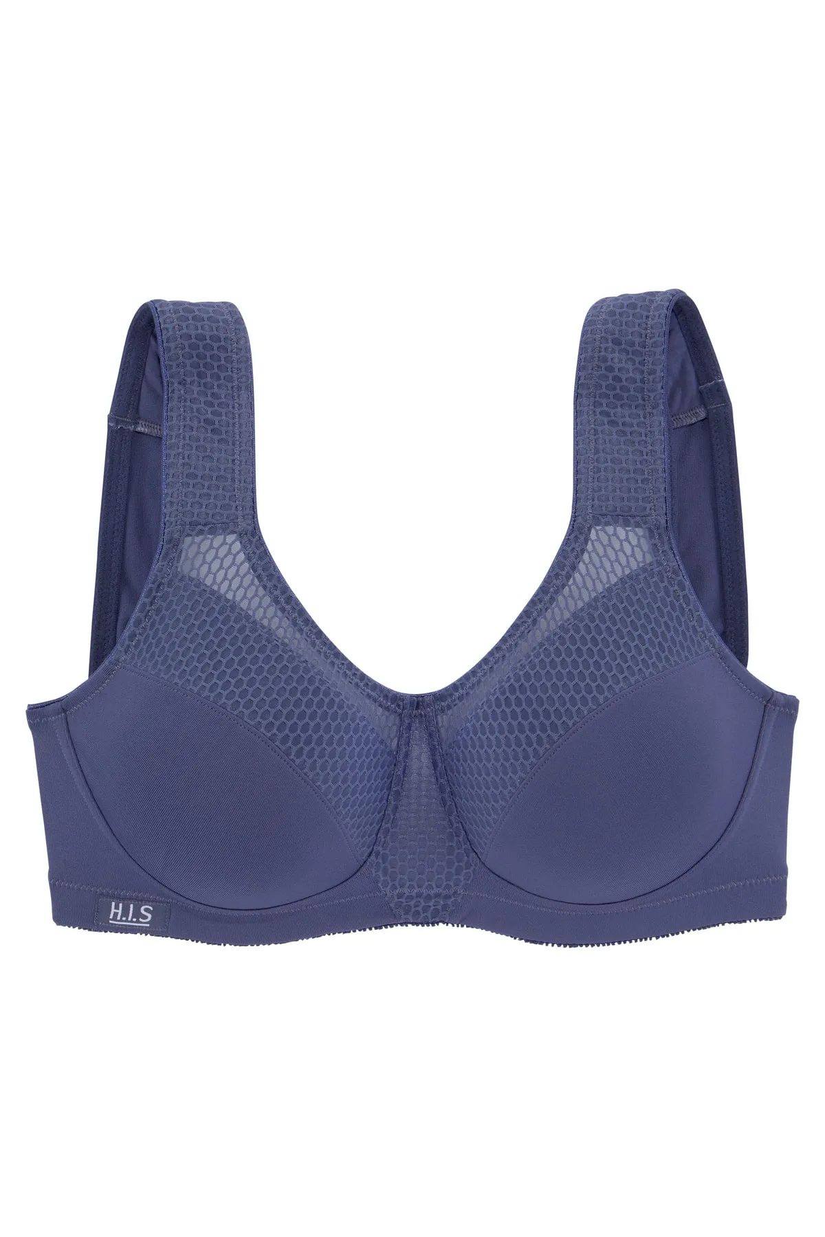 HIS  Sport-BH - Blau - Unifarben