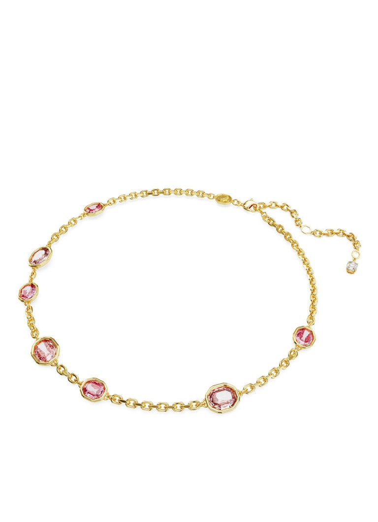 Κολιέ με επιχρυσωμένο κεχριμπάρι Swarovski