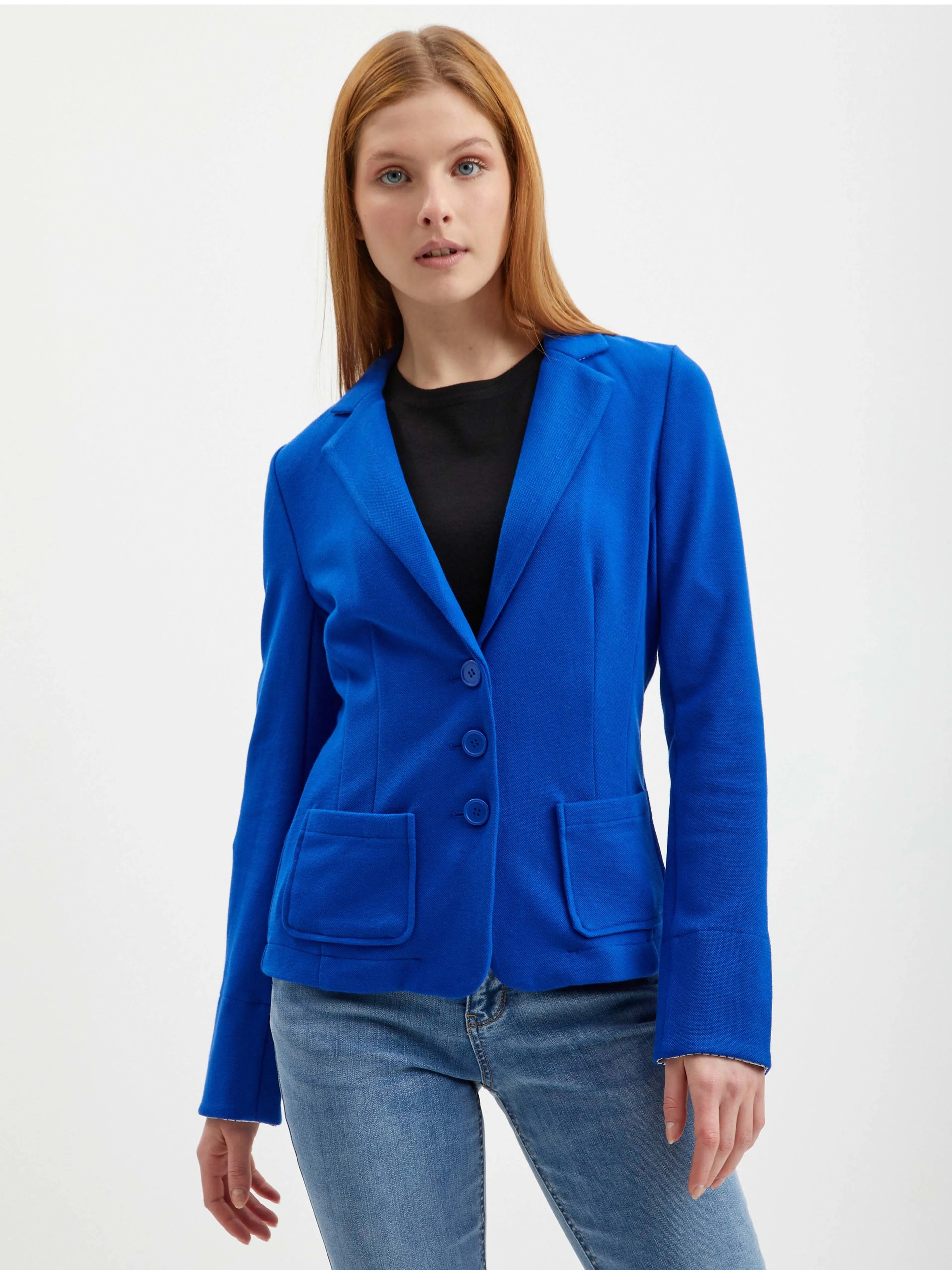 Blaue Damenjacke ORSAY