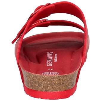 Genuins Honolulu Vegan Pantolette in rot
