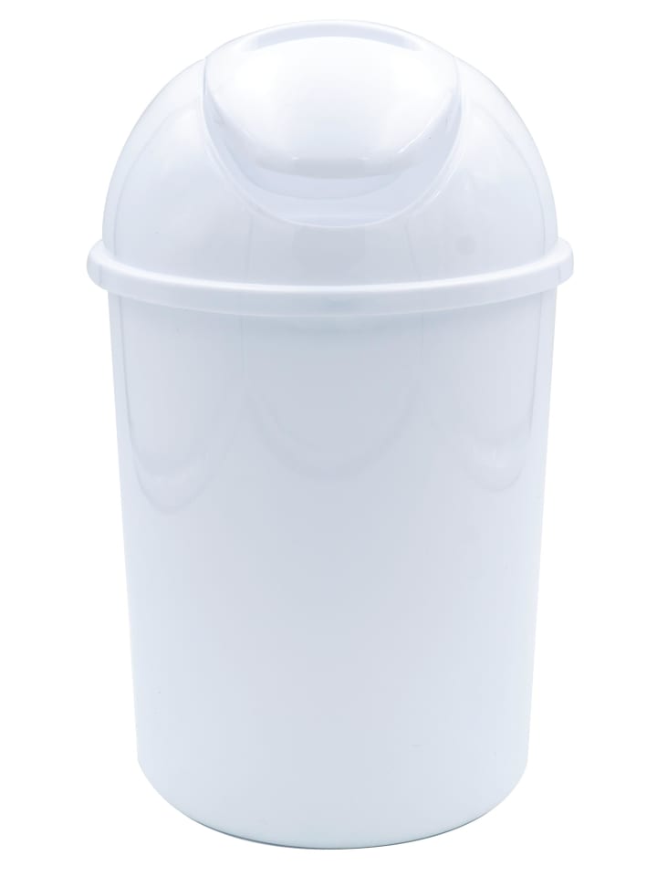 RIDDER Kosmetikeimer, Abfalleimer mit Schwingdeckel Eco 5 L weiß günstig kaufen onesize