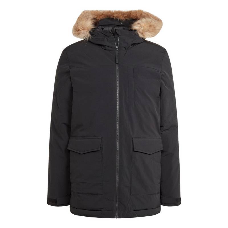 adidas Hooded Fur Parka Funktionsjacke Herren