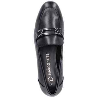 Marco Tozzi Slipper in schwarz