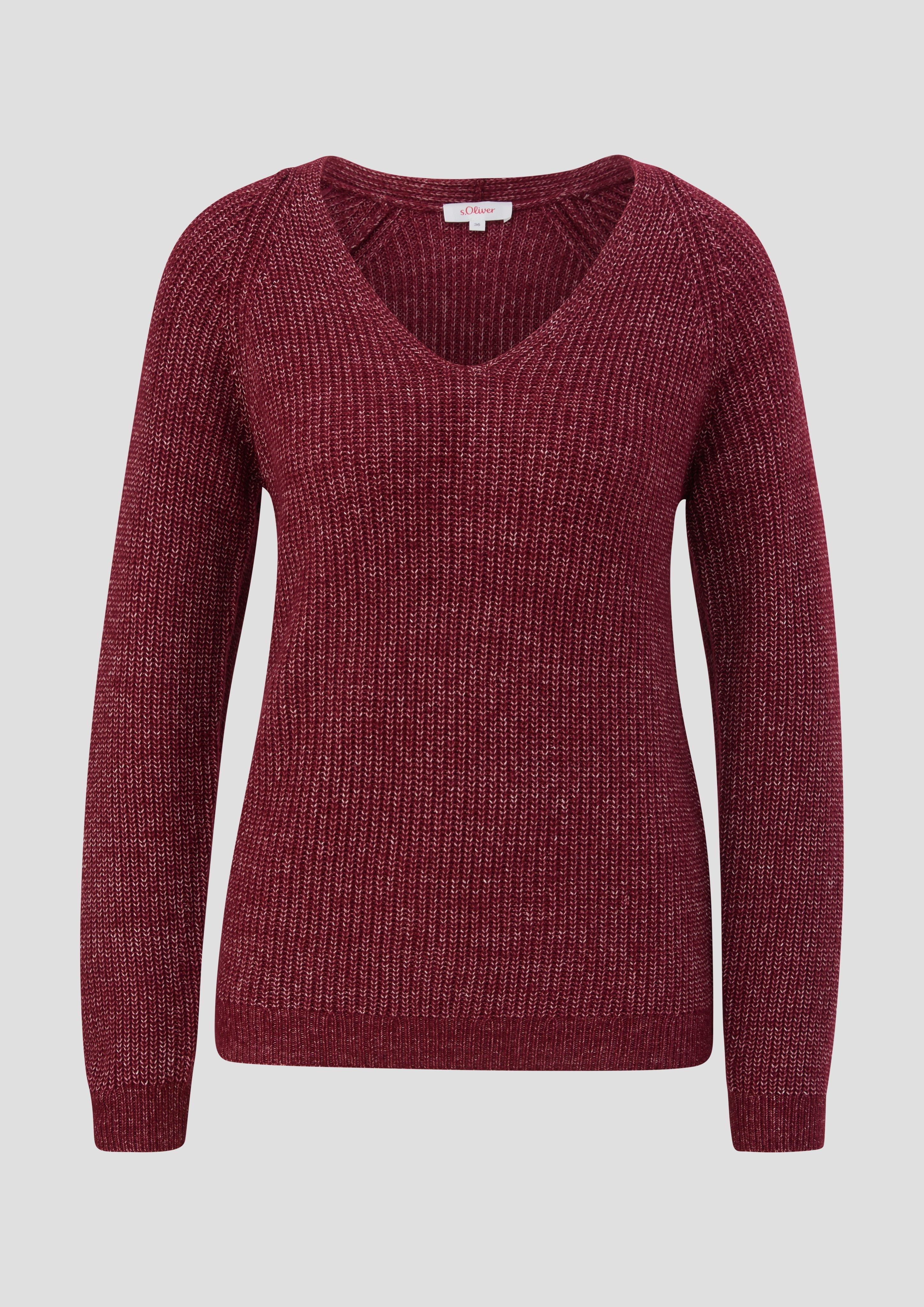 Strickpullover mit Rippstruktur  2139077-38W0