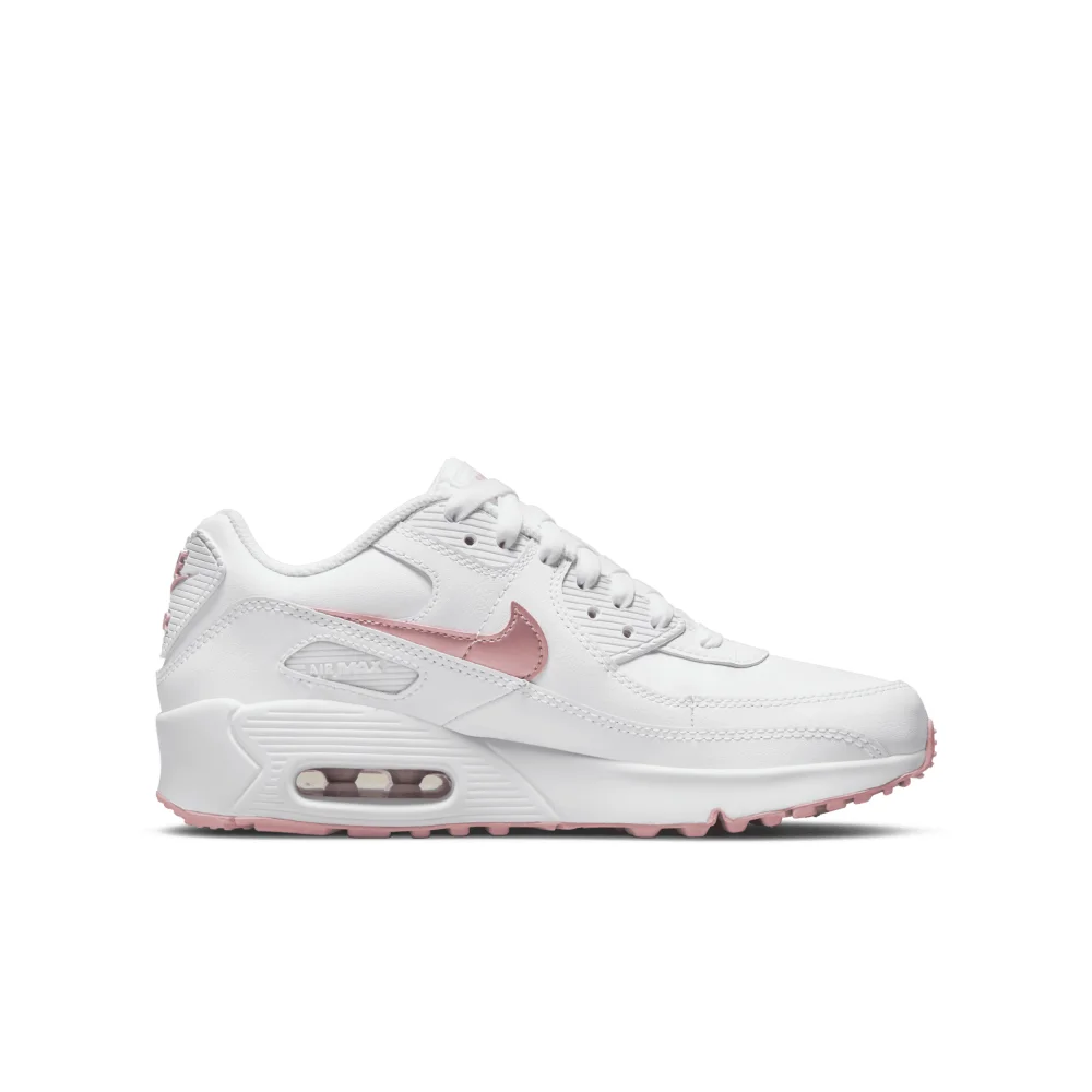 Nike Air Max 90 Leather GS LTR CD6864-115 / weiss