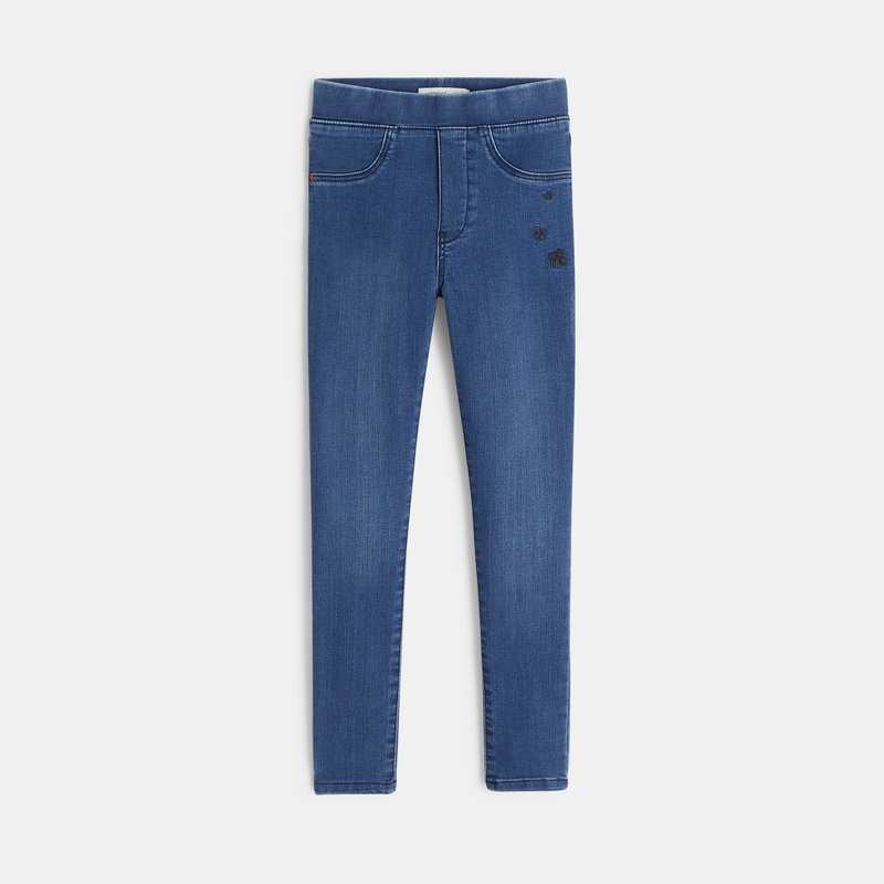 Jegging slim fille bleu foncé Catimini
