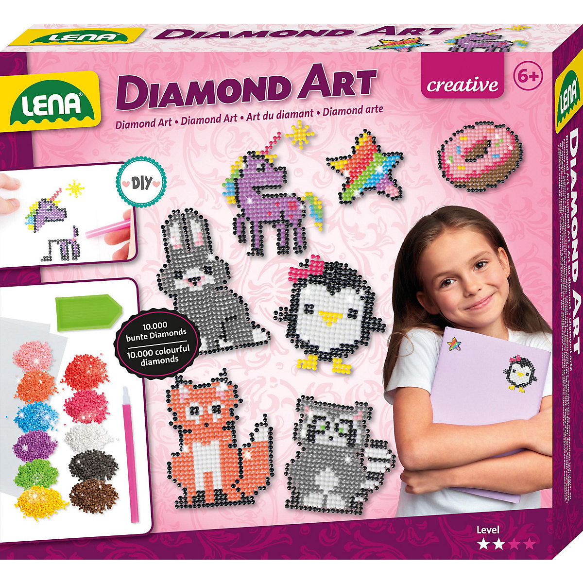 Diamond Art, Faltschachtel
