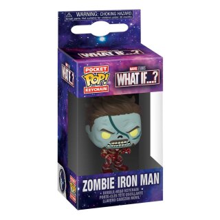 Marvel What If...? Pocket POP! Vinyl Schlüsselanhänger 4 cm Zombie Iron Man