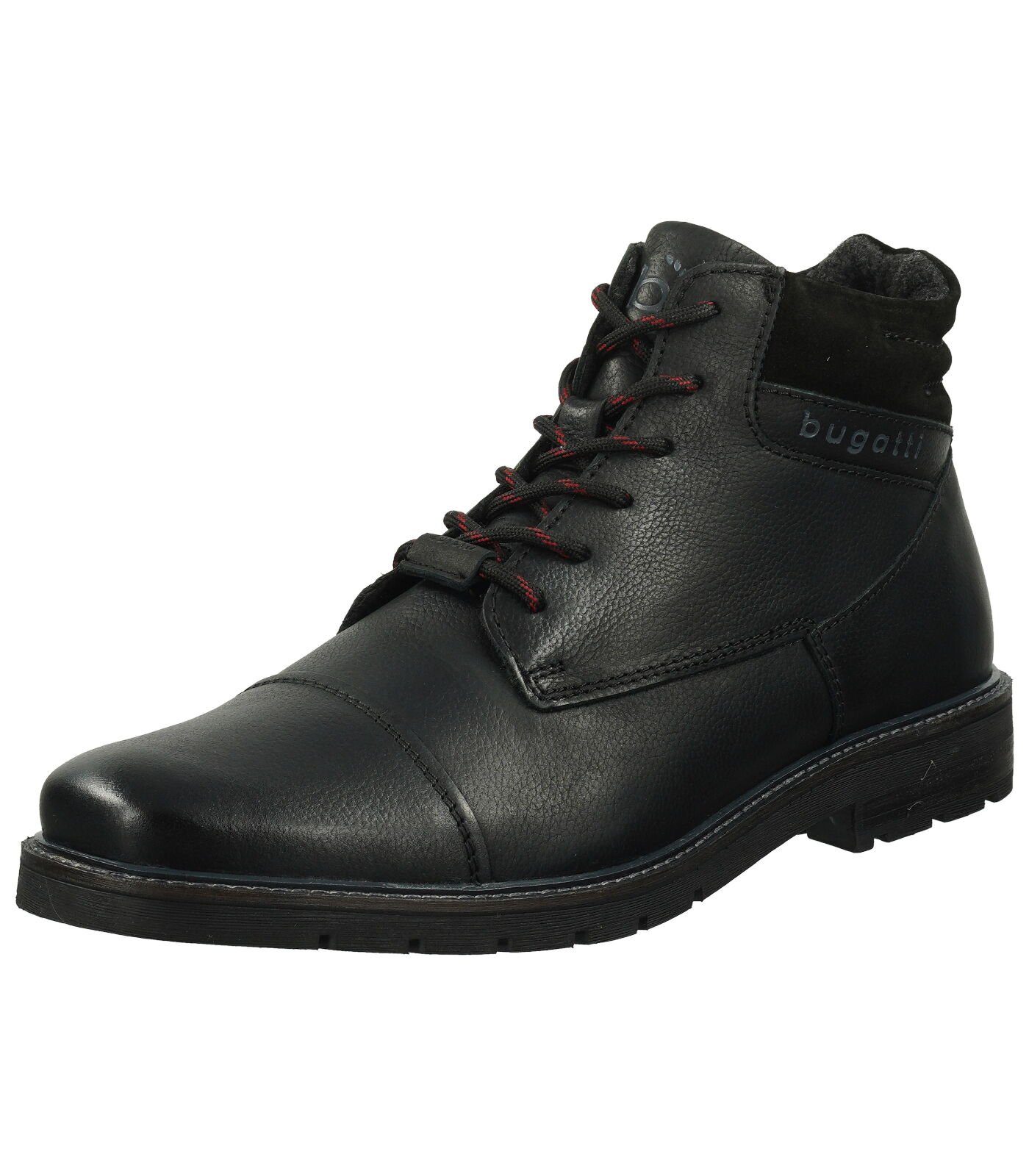bugatti Stiefelette Nappaleder Schnürstiefelette