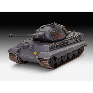 World of Tanks Modellbausatz 1/72 - Tiger II Ausf. B 