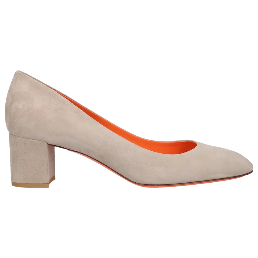 Santoni - Pumps 59621 Veloursleder - beige