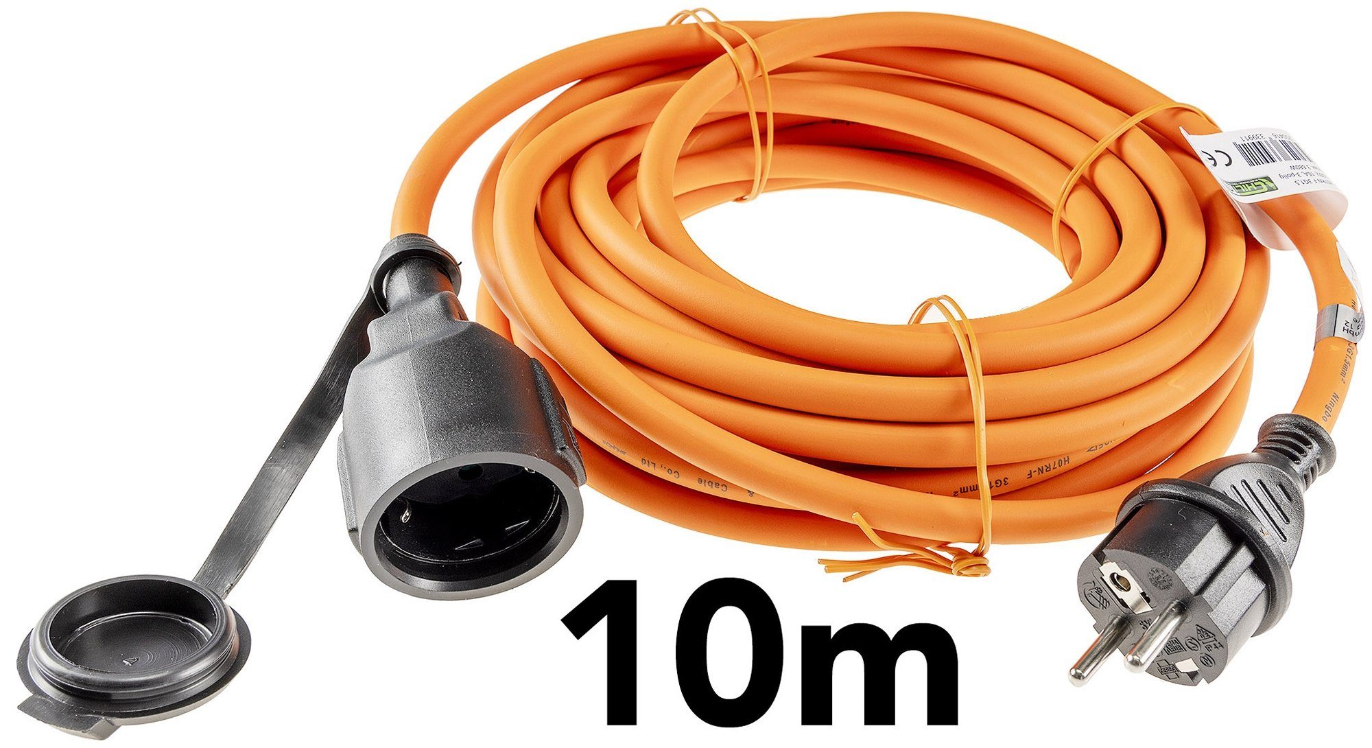 ChiliTec Gartensteckdose ChiliTec Verlängerungskabel, IP44, Orange H07RN-F 3G1,5, Außenbereich