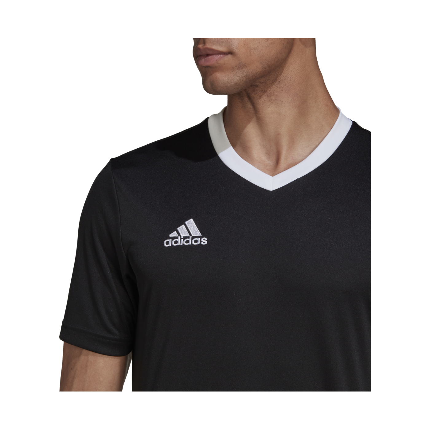 adidas Entrada 22 Trikot Schwarz Weiss