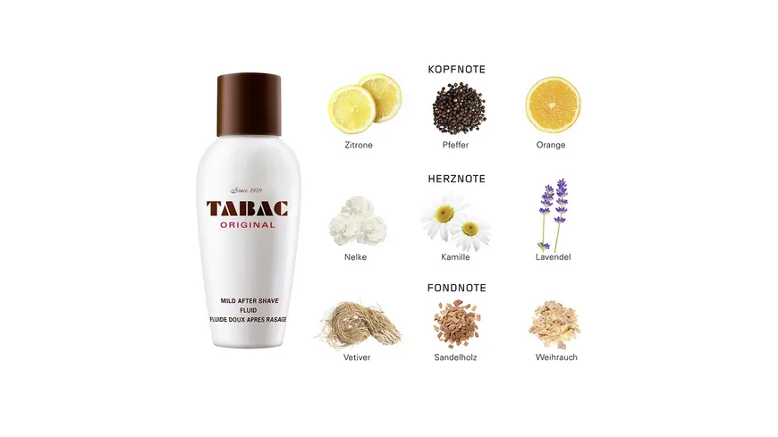 TABAC ORIGINAL Mild Aftershave Fluid 100 ml