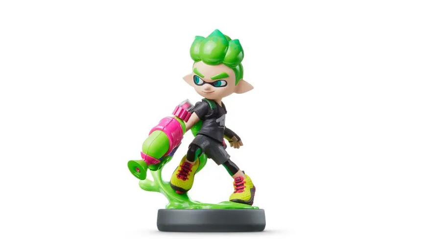 amiibo Figur Splatoon Inkling-Junge (Neon-Grün)