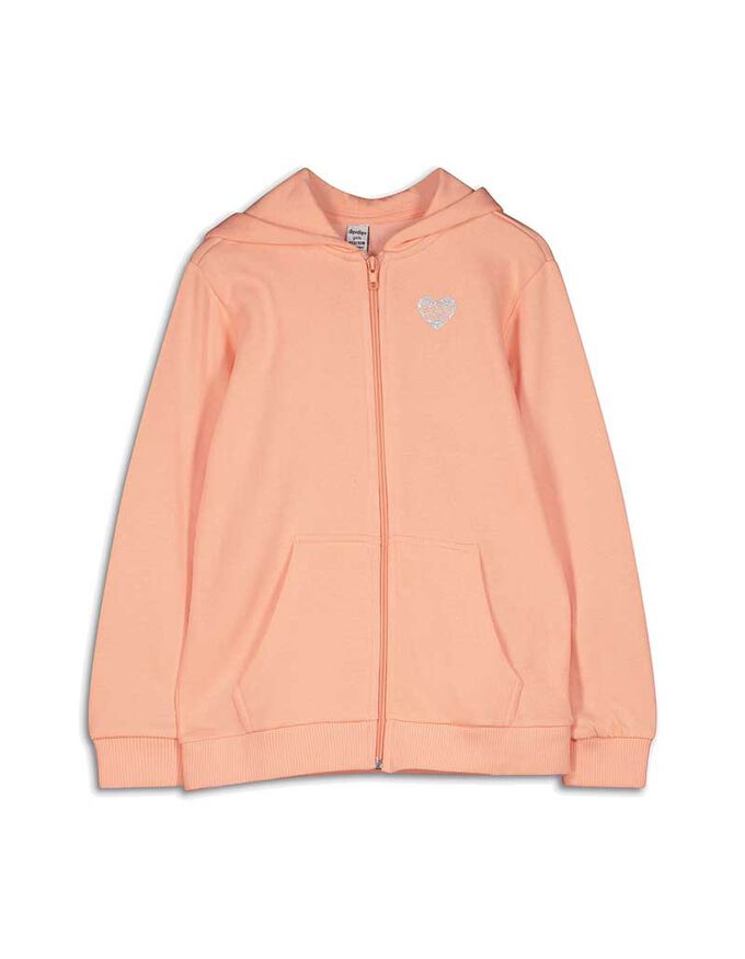 Sweatjacke - Glitzerprint