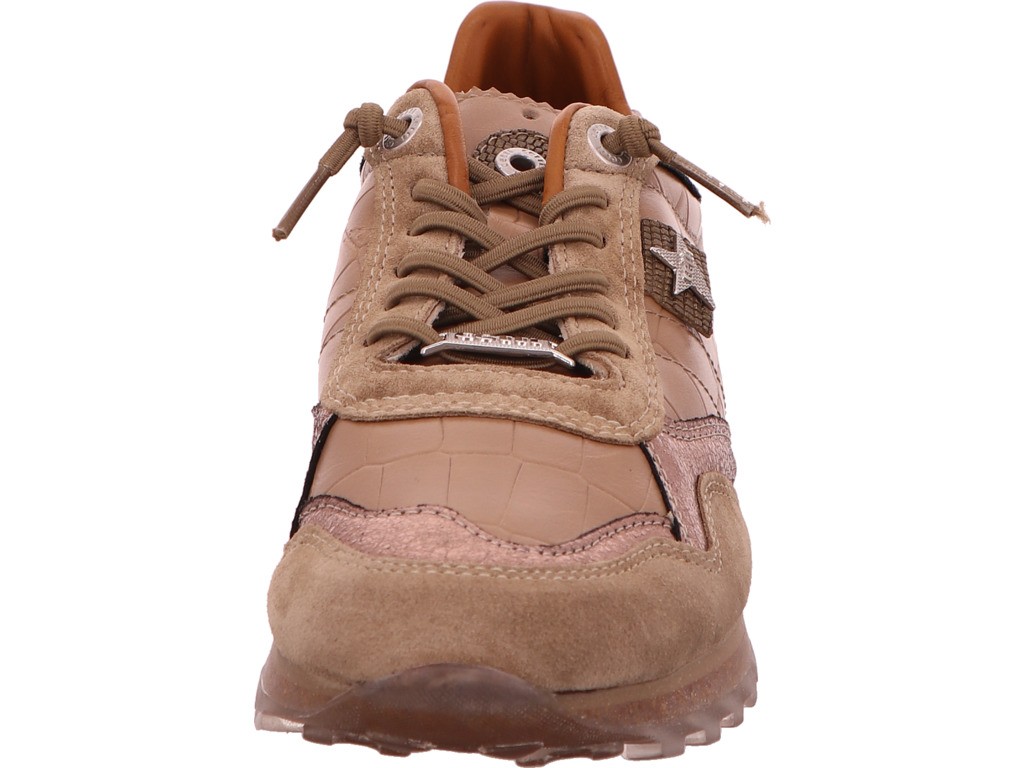 CETTI Freizeit Schnürer braun Schnürhalbschuh Sneaker Damen Braun Neu