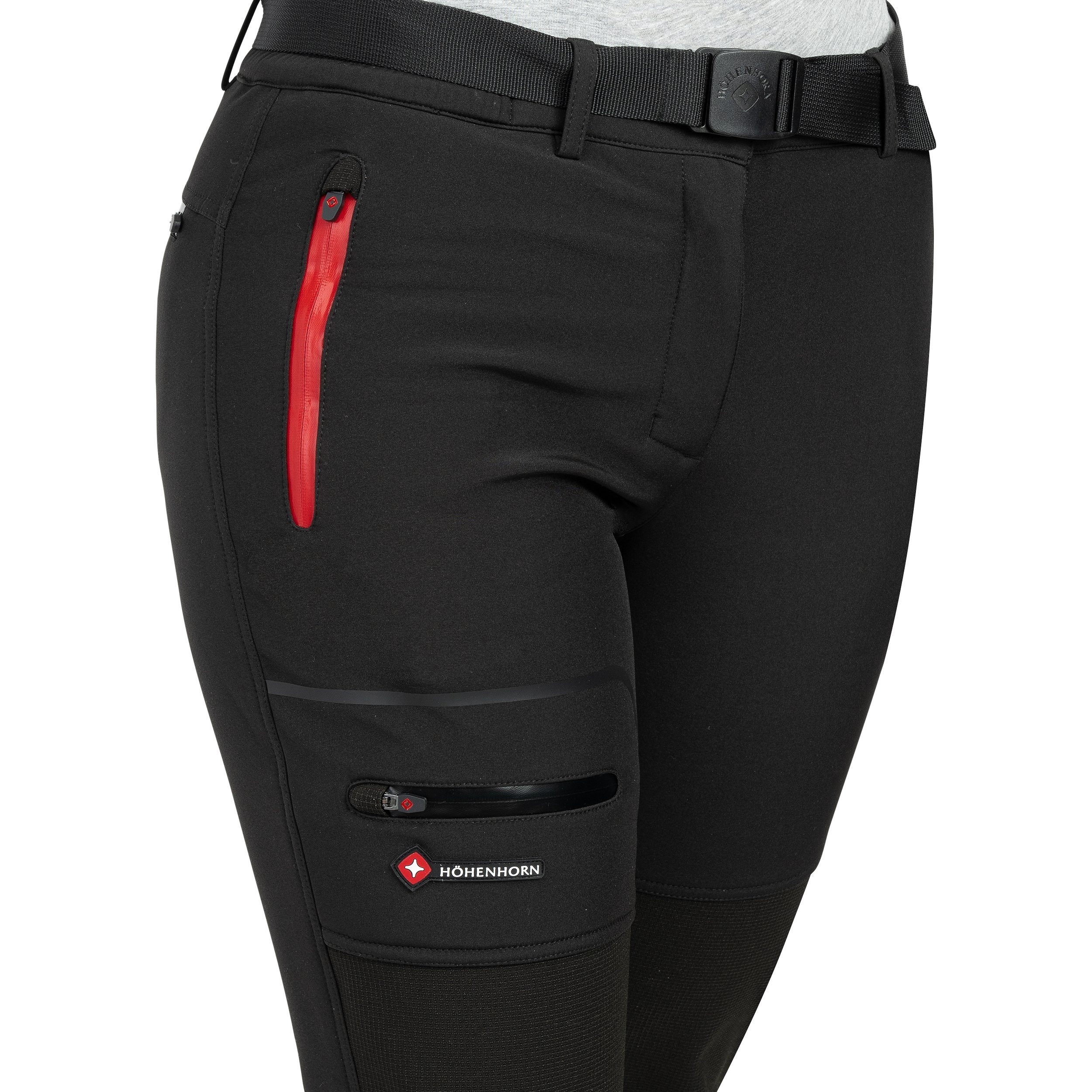 Höhenhorn Funktionshose Trekmaster Damen Wanderhose Softshellhose Gefüttert Snowboardhose