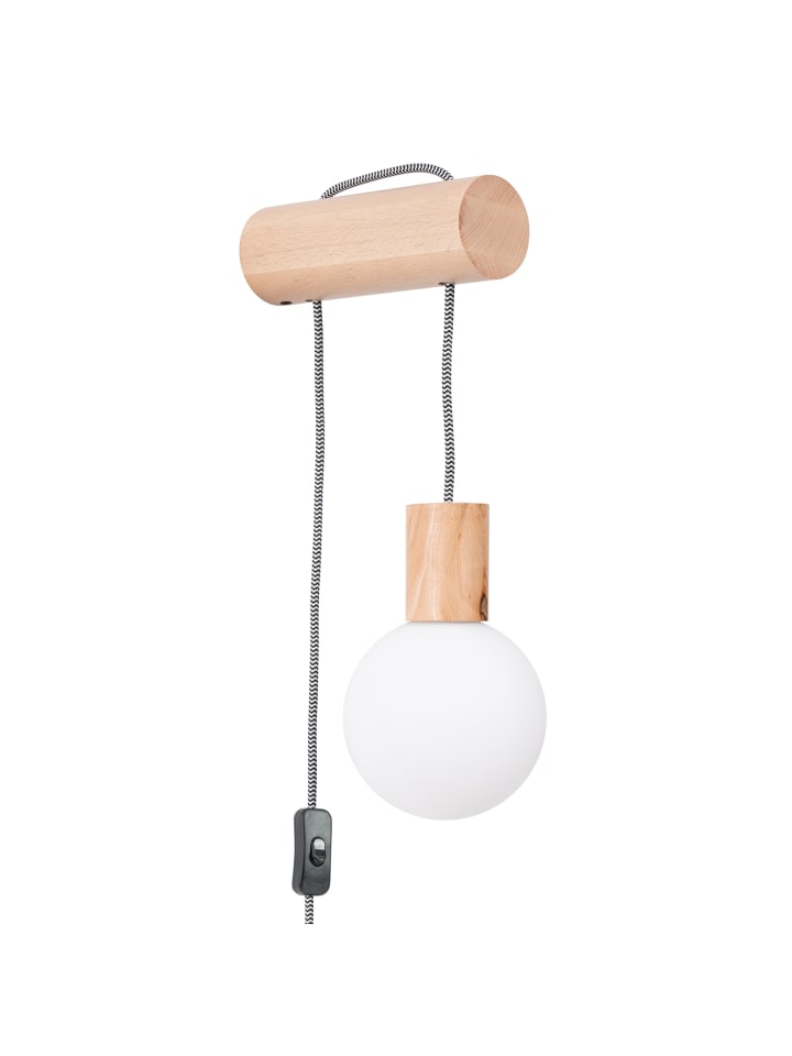 Nice Lamps Wandleuchte ARCADIA  schwarz mit Schalter H 67 cm günstig kaufen onesize