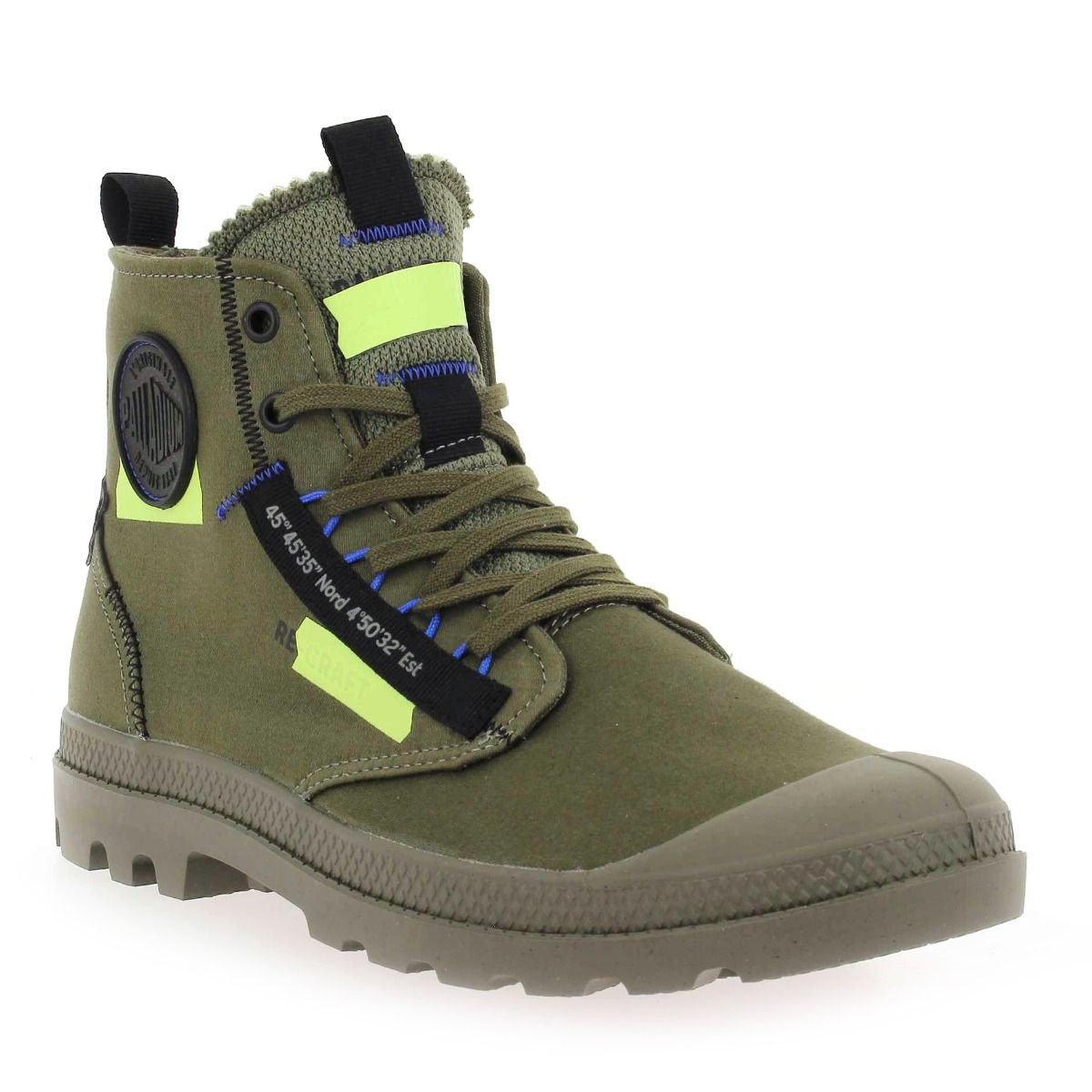 Palladium  PAMPA HI RE-CRAFT - Kaki