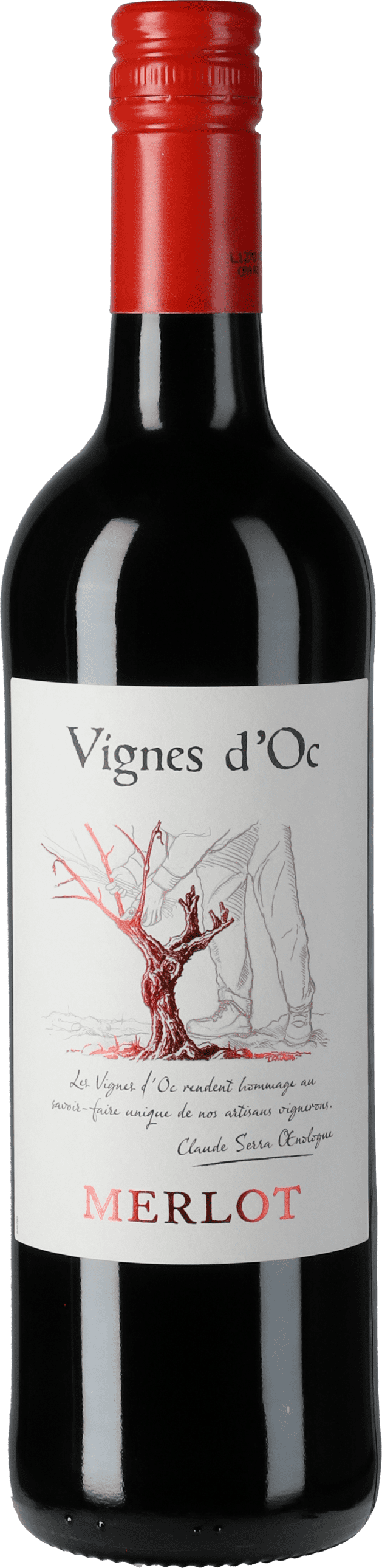 Vignes d'Oc: Vignes d'Oc Merlot 2022