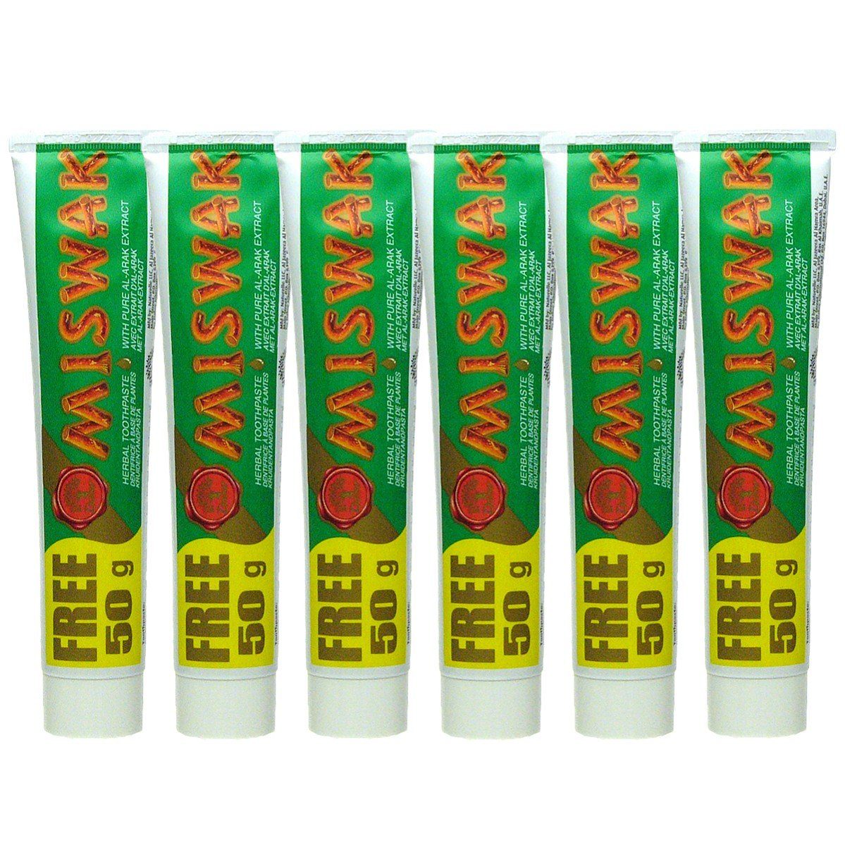 Dabur Zahnpasta Miswak Dabur Kräuter Zahnpasta 1020g - 6x 170g