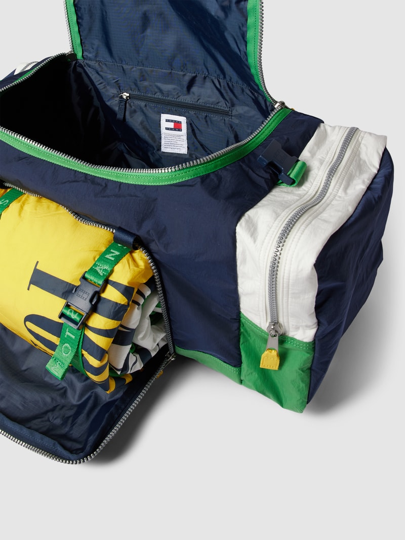 Duffle Bag mit Label-Details Modell 'HERITAGE PINNACLE' in grün
